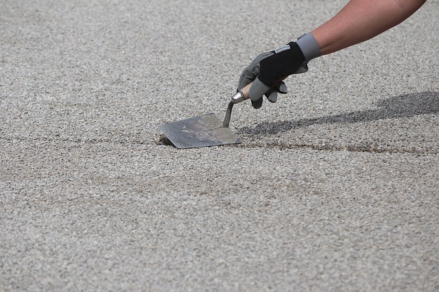 this is a picture of concrete driveway repair